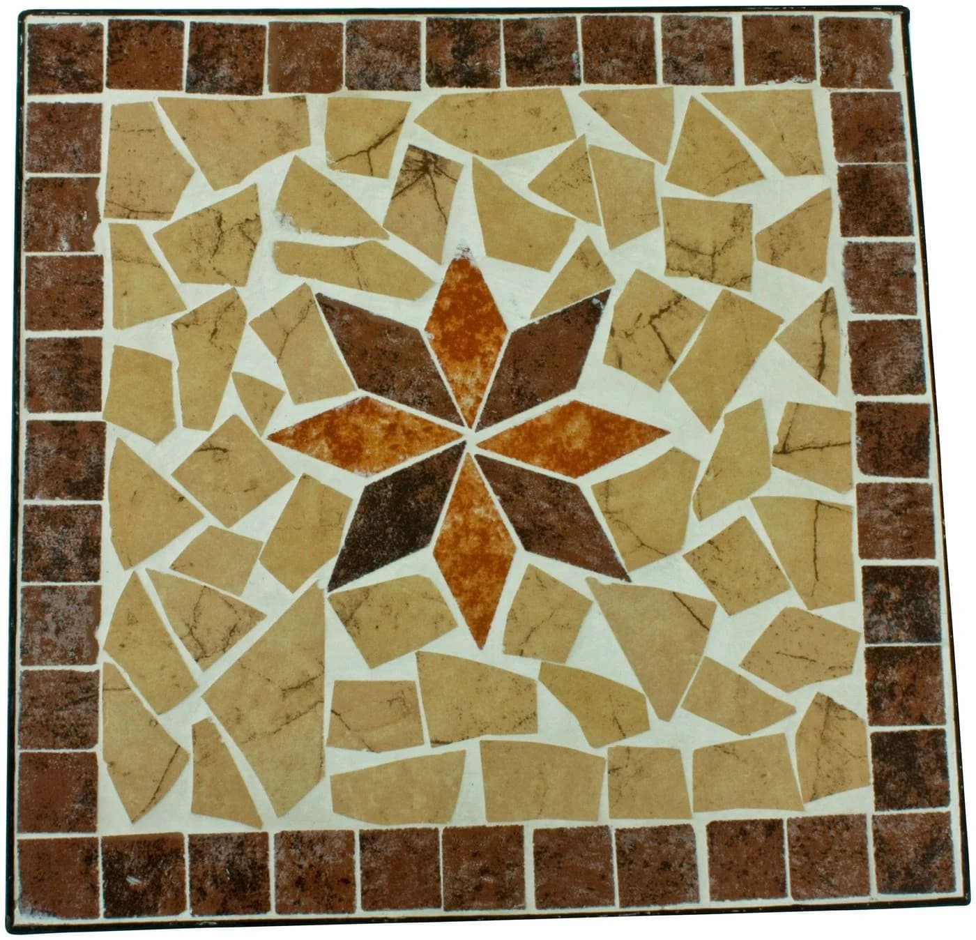 Garden Pleasure Beistelltisch Amarillo Schwarz Bunt Mosaik Metall - Bild 3