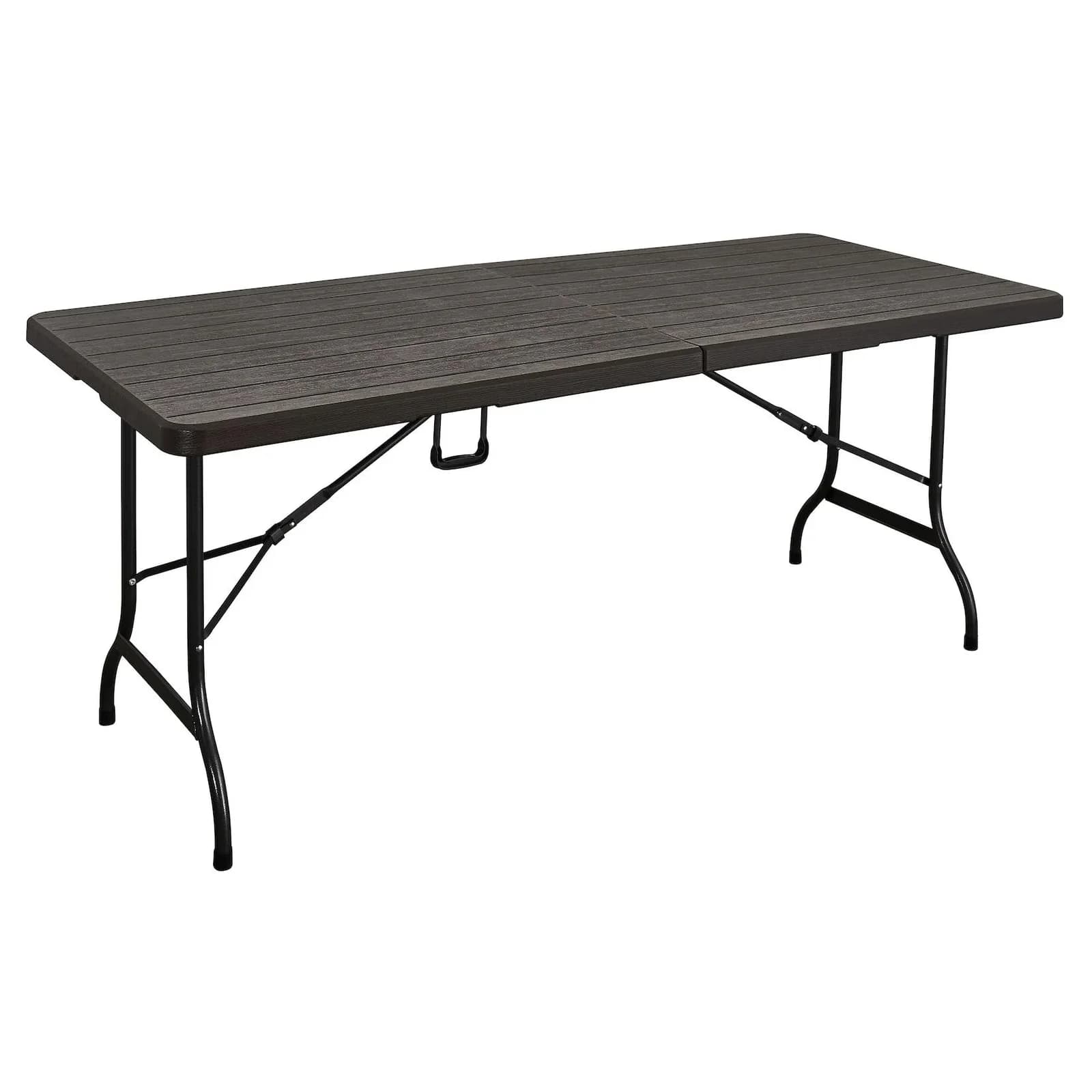 Garden Pleasure Klapptisch Tabora Schwarz Holzoptik