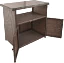Garden Pleasure Sideboard PADUA Braun Glas Aluminium Bild 5