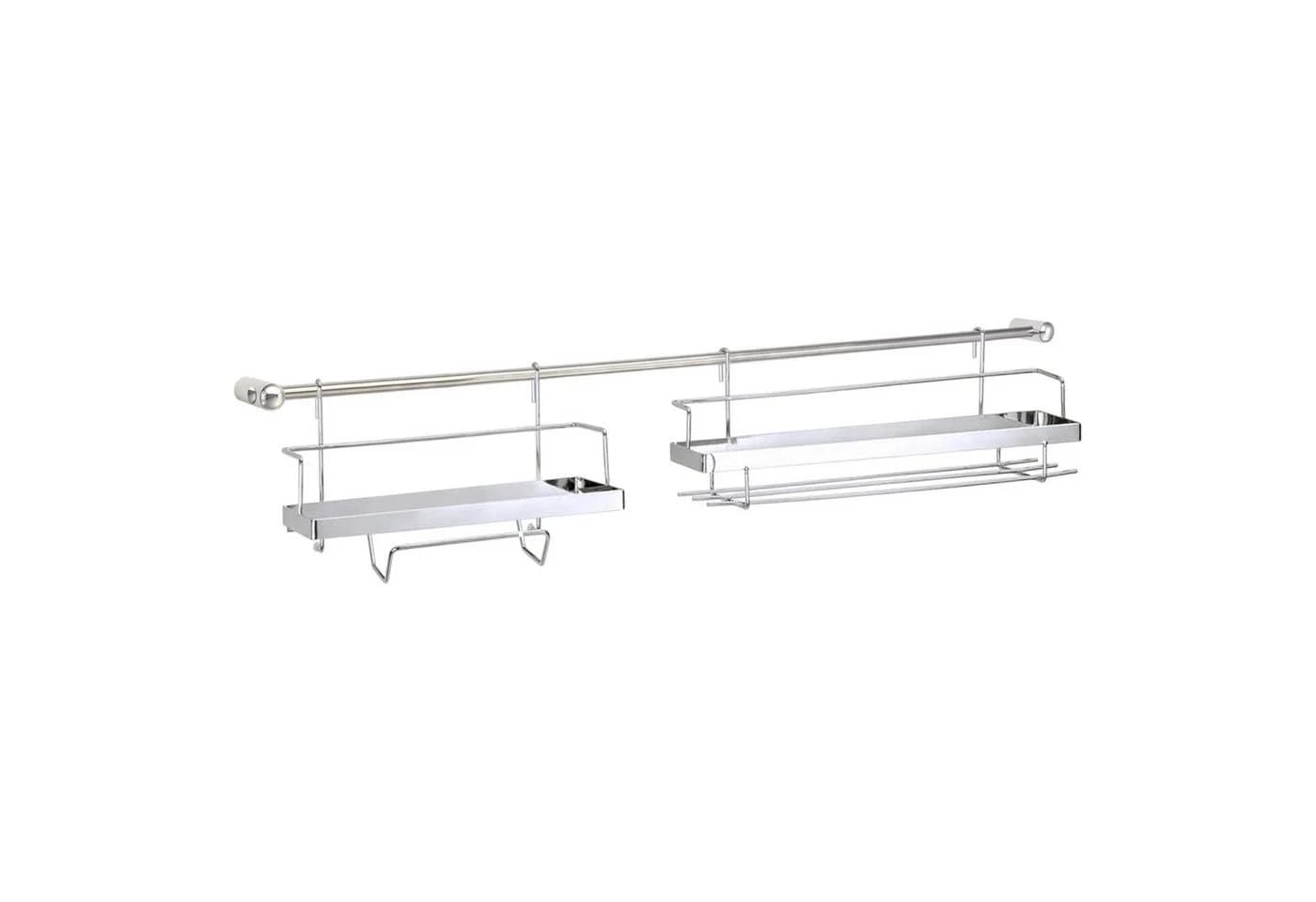 Harms Import Küchenorganizer-Set 16-tlg. Verchromt
