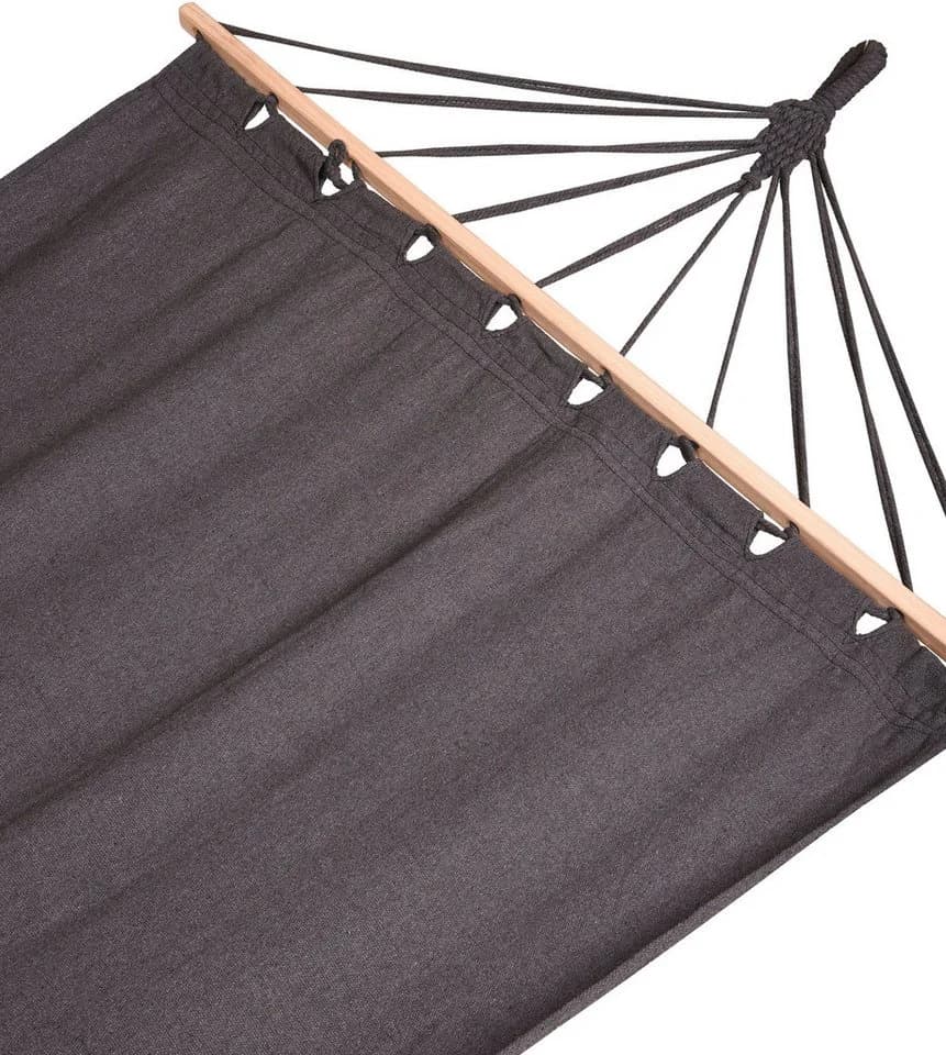 Garden Pleasure Hängematte HAWAII Anthrazit Polyester-Baumwoll-Mix - Bild 3