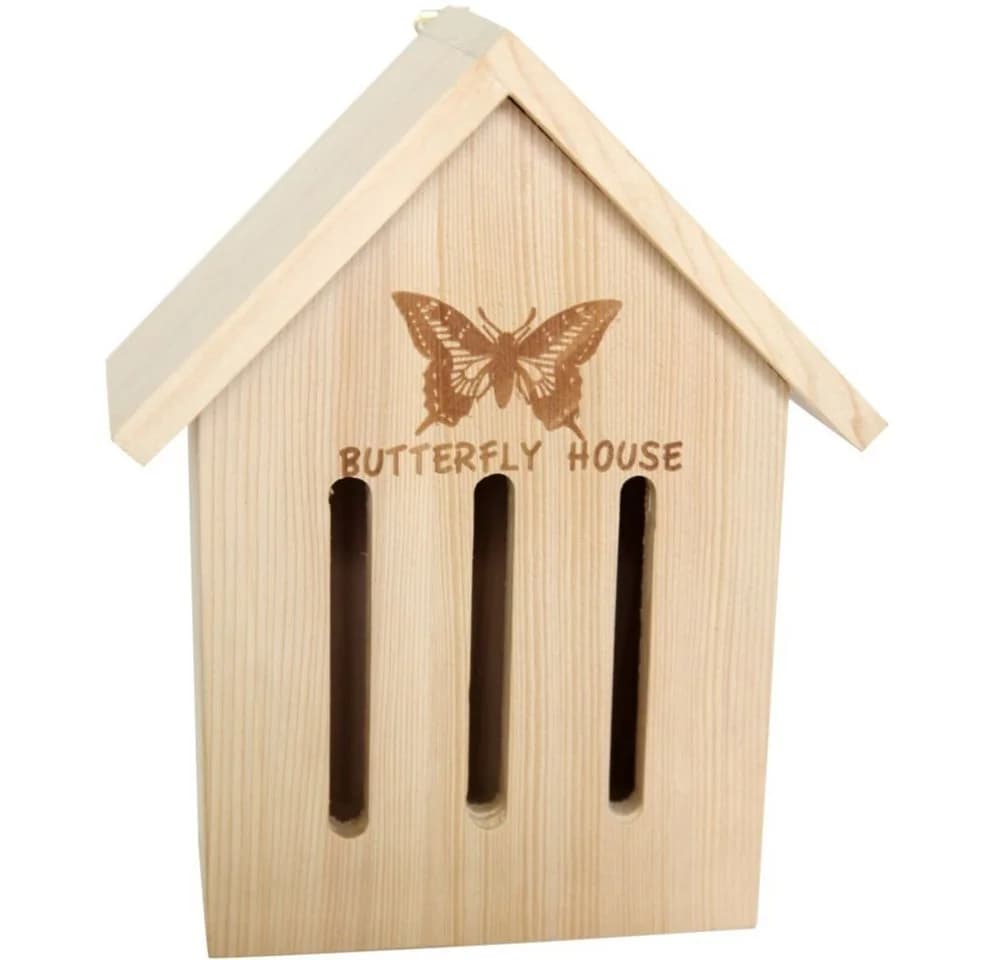 Garden Pleasure Nistkasten Schmetterlingshaus Kiefernholz mit Aufhängung