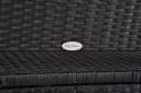 Garden Pleasure Gartenbank Ferrara Schwarz mit Staufach Bild 5