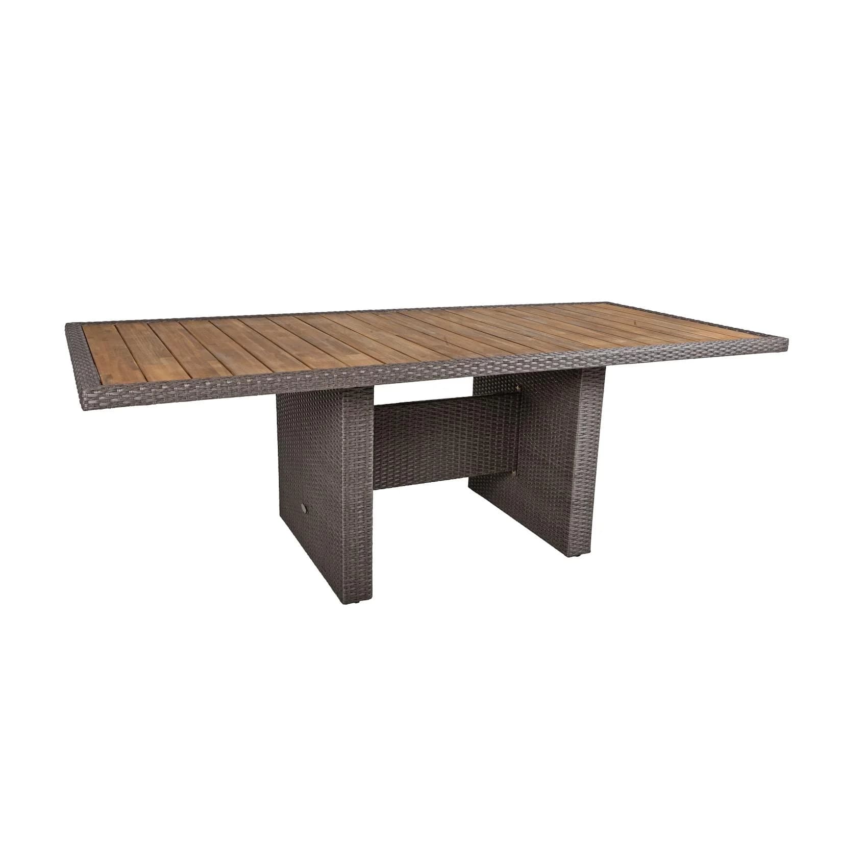 Garden Pleasure Tisch BRAGA 220 cm Weidengrau Aluminium Kunststoff