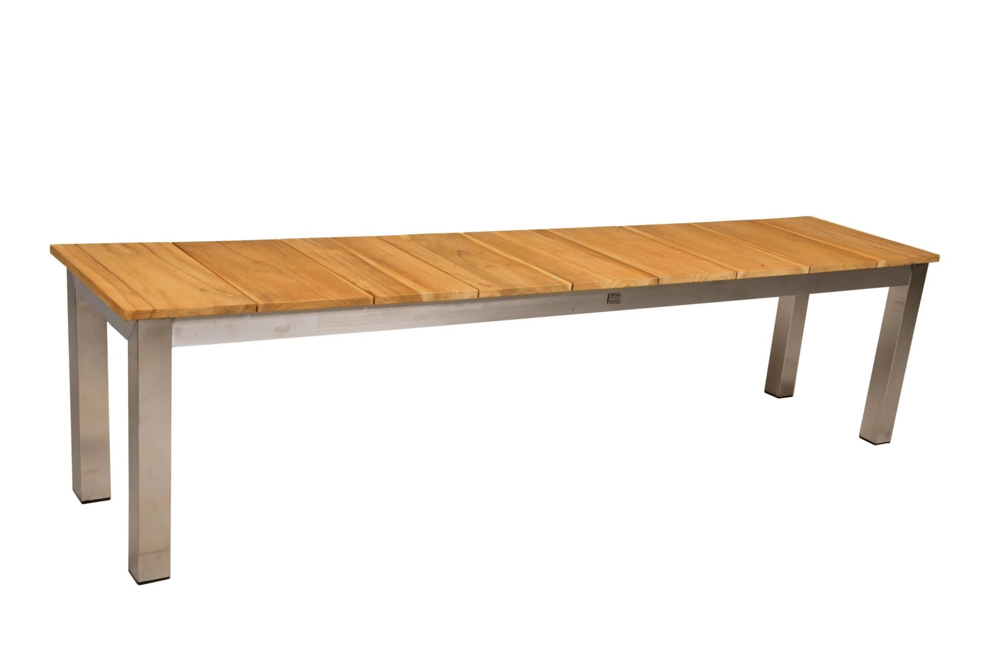 Garden Pleasure Gartenbank DALLAS Braun Teakholz Edelstahl