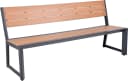 Garden Pleasure Sitzbank SILEA Anthrazit Aluminium Bild 1