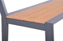 Garden Pleasure Sitzbank SILEA Anthrazit Aluminium Bild 4