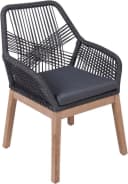 Garden Pleasure Armlehnstuhl POMONA Grau 4er Set Akazie Bild 1