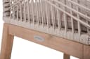 Garden Pleasure Armlehnstuhl POMONA 4er Set Akazie Braun Beige Bild 4