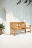 Garden Pleasure Gartenbank Teak 3-Sitzer MOIN MOIN mit Leuchtturm Bild 3