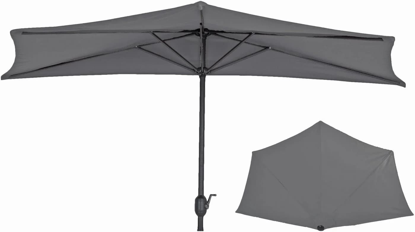 Garden Pleasure Wandschirm Schwarz 270x230 cm - Bild 2