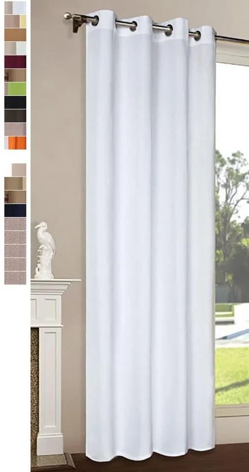 Gardinenbox Gardine, blickdicht, Schal Matt unifarben Microsatin Micofaser-Gewebe