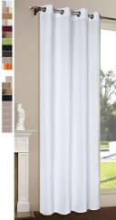 Gardinenbox Gardine, Ösen, blickdicht, Schal Matt unifarben Microsatin Micofaser-Gewebe 20405 Türkis Bild 1