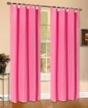 Gardinenbox Gardine Pink Blickdicht Microfaser Schlaufen Bild 2