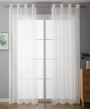 Gardinenbox Gardine (2 St) Transparent Voile Bild 2