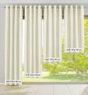 Gardinenbox Vorhang »Palermo« Blickdicht Creme Bild 5