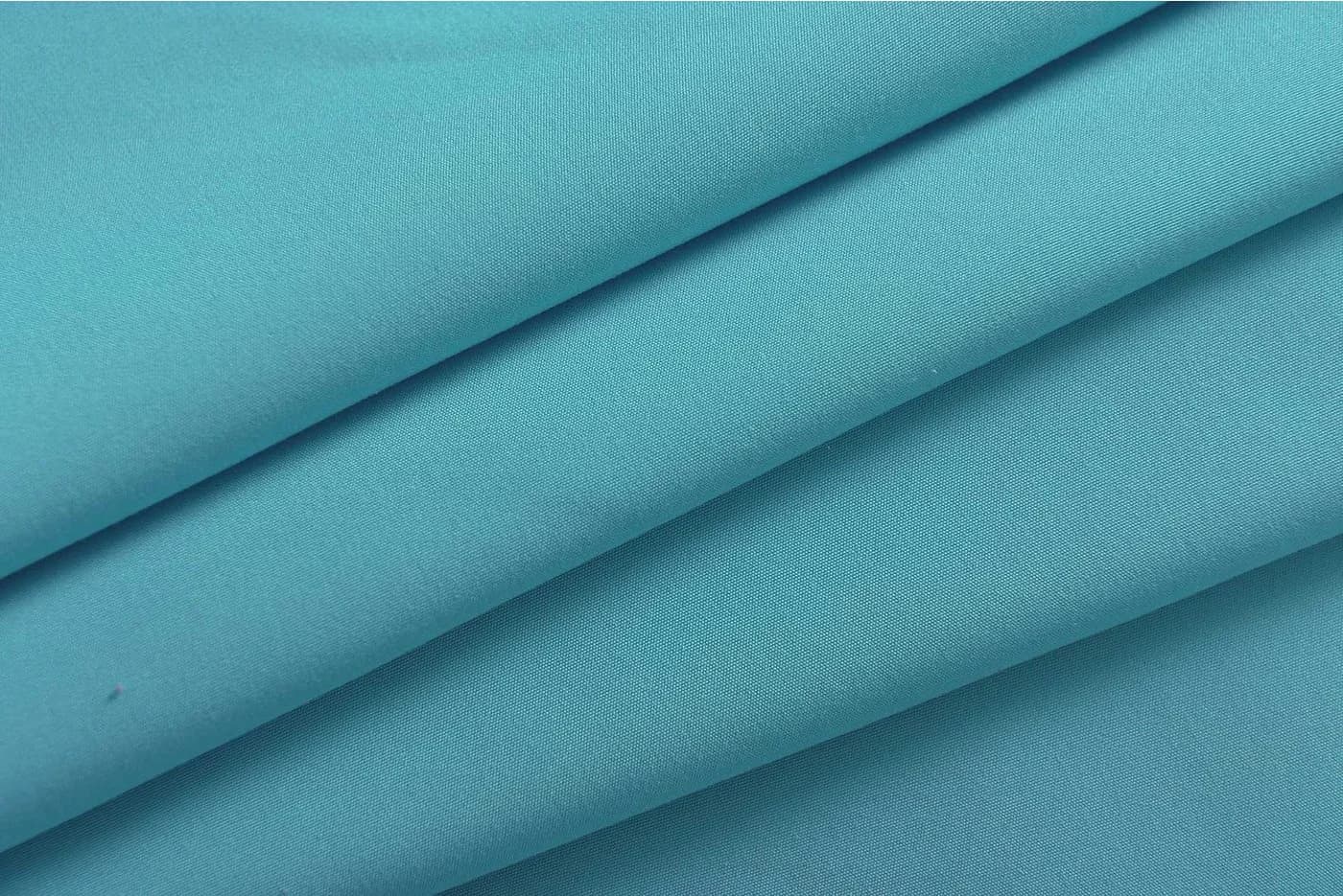Gardinenbox Vorhang Türkis Micro Satin Blickdicht mit Schlaufen - Bild 4