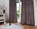 Gardinenbox Vorhang MILANO STAR Samt Grau Rosegold Verdunkelnd 2 St Bild 1