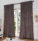 Gardinenbox Vorhang MILANO STAR Samt Grau Rosegold Verdunkelnd 2 St Bild 2