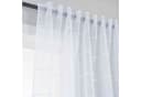 Gardinenbox Gardine Set 2 St Transparent Polyester Leinenoptik Bild 4