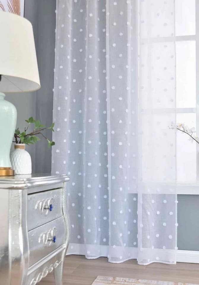 Gardinenbox VALENCIA Gardine 2er Set Transparent Polyester Multiband - Bild 3