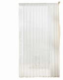 Gardinenbox Voile Gardine Weiß Kräuselband 120x300 cm Bild 1