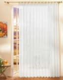Gardinenbox Voile Gardine Weiß Kräuselband 120x300 cm Bild 2