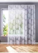 Gardinenbox Store Jacquard Fabio Weiß Transparent Kräuselband Bild 2