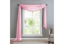 Gardinenbox Freihanddeko Hellrosa Transparent Polyester Bild 2