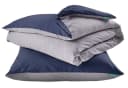 Shangrila Wendebettwäsche Microsatin 2-teilig Dunkelblau Grau Bild 2