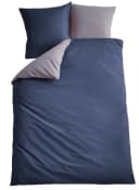 Shangrila Wendebettwäsche Microsatin 2-teilig Dunkelblau Grau Bild 3