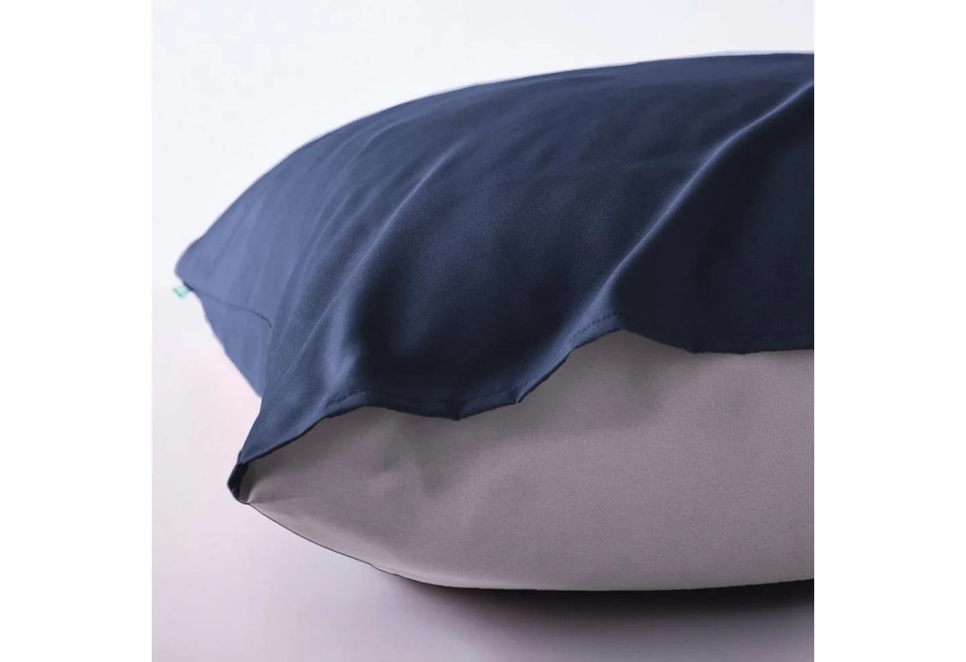 Shangrila Wendebettwäsche Microsatin 2-teilig Dunkelblau Grau - Bild 5