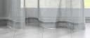 Gardinenbox Netzvorhang Grau Transparent mit Ösen Bild 5