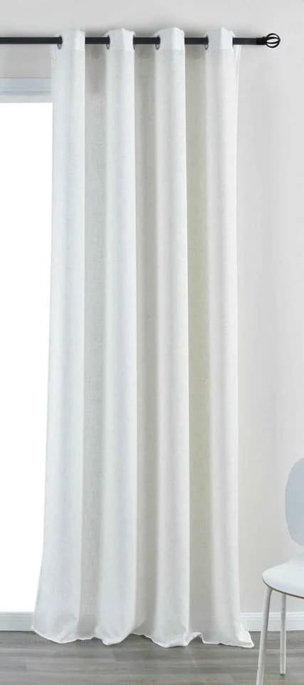 Gardinenbox Gardine »Essen« Beige Verdunkelnd mit Ösen Leinenstruktur - Bild 2