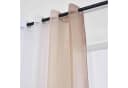 Gardinenbox Voile Gardine 2 St Braun Transparent Ösen Farbverlauf Bild 4