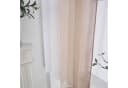 Gardinenbox Voile Gardine 2 St Braun Transparent Ösen Farbverlauf Bild 5