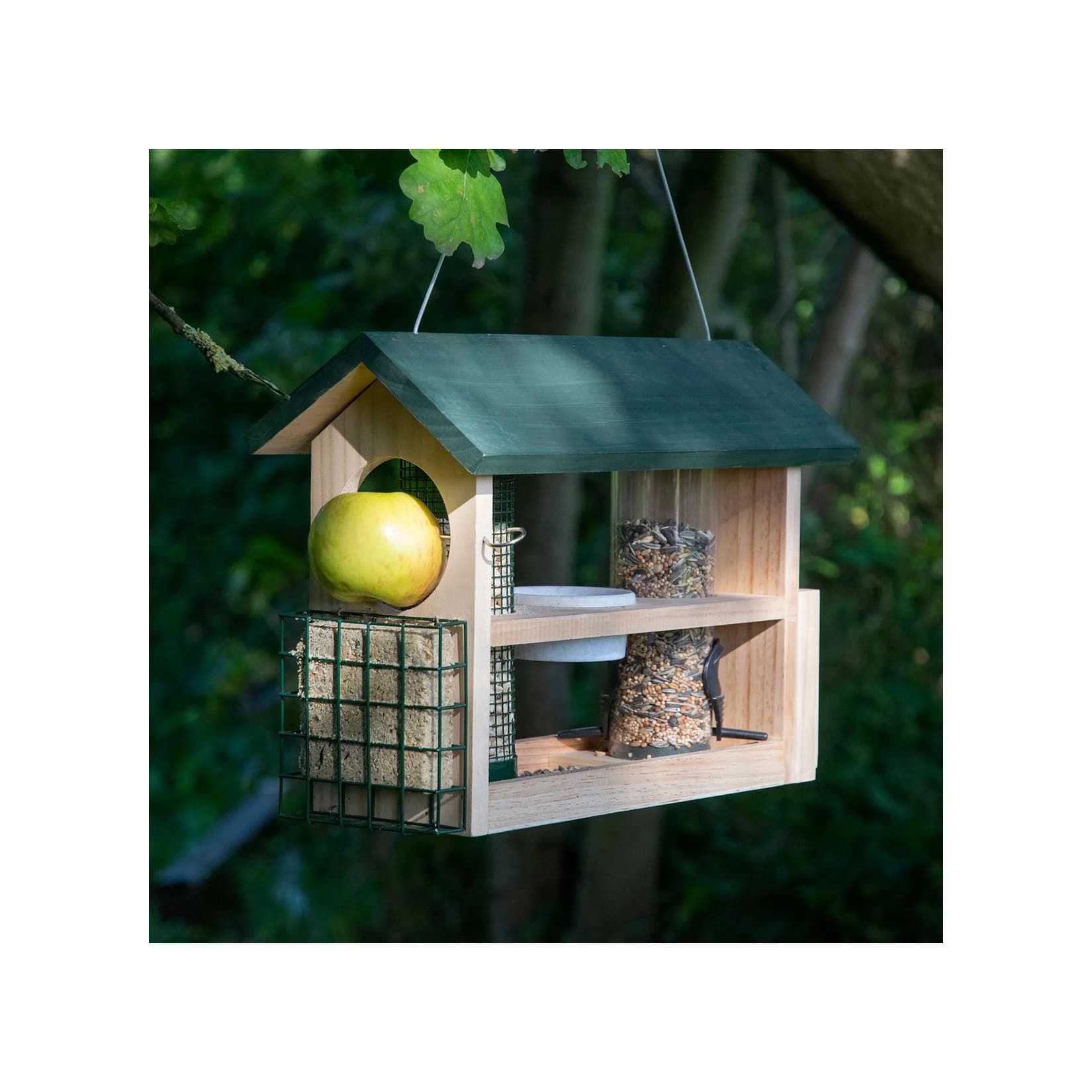 dobar 7-in-1-Futterstation Holz