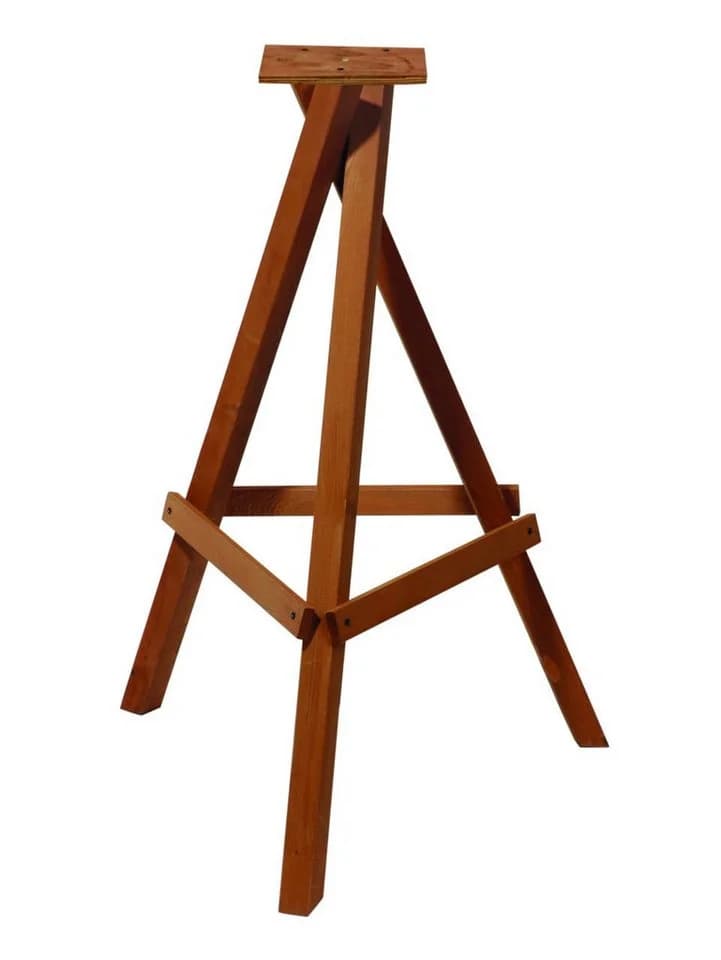 Dobar Vogelhaus-Ständer 60x60x90 cm Braun