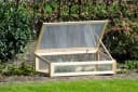 Dobar Großer Frühbeetaufsatz für Hochbeete Kiefernholz Polycarbonat Bild 2