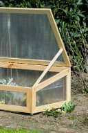 Dobar Großer Frühbeetaufsatz für Hochbeete Kiefernholz Polycarbonat Bild 5