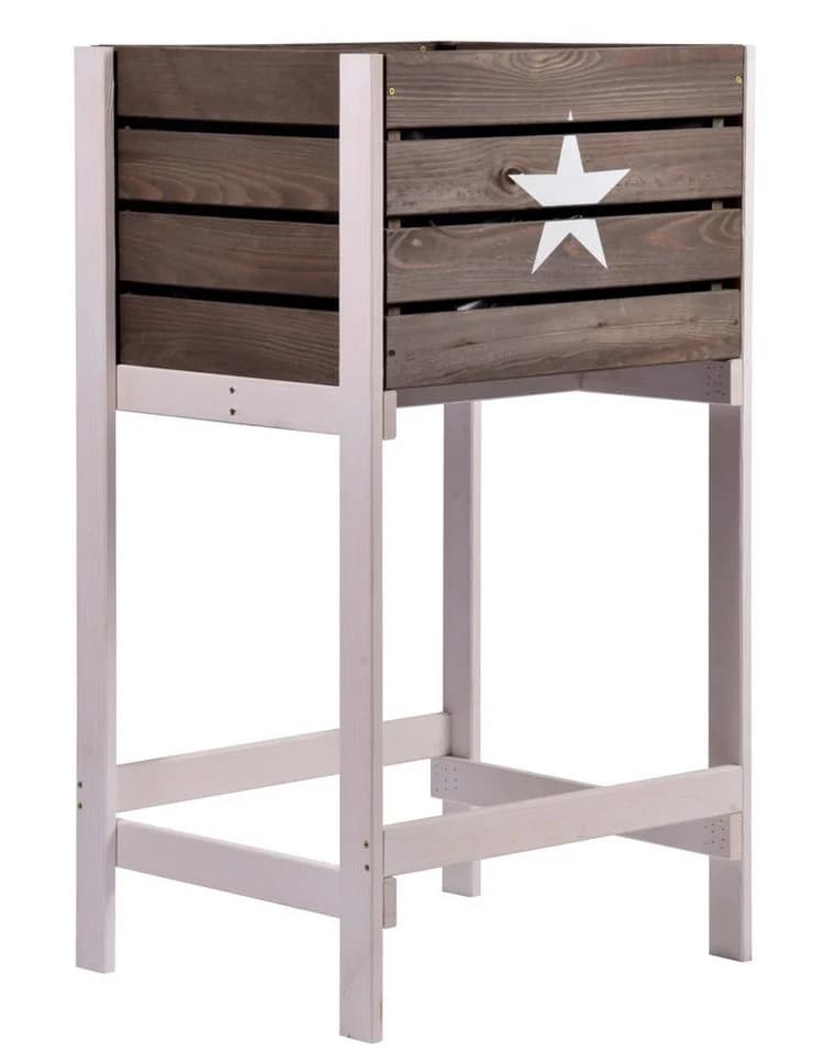 Dobar Hochbeet Blumenkasten 49x42x90cm Holz - Bild 2