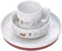 Kindergeschirr-Set LÄSSIG Garden Explorer Schnecke Porzellan bunt Gr. 3 Bild 1