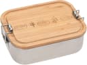 LÄSSIG Lunchbox Garden Explorer Kinder Silber/Braun mit Bambusdeckel Bild 2