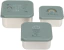 LÄSSIG Lunchbox Garden Explorer 3er Set Grün Edelstahl Bild 2