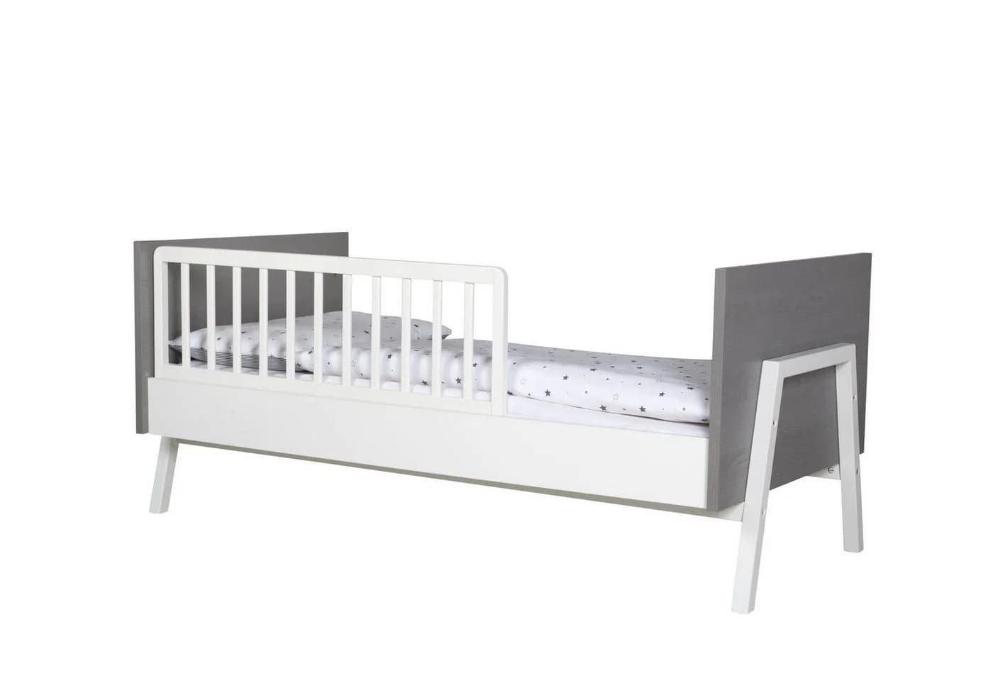 Schardt Bettschutzgitter Weiß Massivholz für 70x140 cm Kinderbett