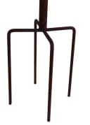 Hirsch Terracotta Gartenstecktisch rund Metall Edelrost Bild 4