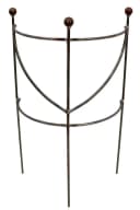 Staudenhalter aus Terracotta und Metall, handgefertigt Bild 2