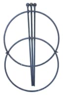 Hirsch Terracotta Rankgitter Staudenhalter rund Metall Bild 3