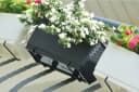BigDean Blumenkasten mit Bewässerungssystem Polyrattan Optik Bild 1