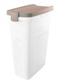 BigDean Futterbehälter 40L Weiß mit Rollen & Clip-System Bild 2